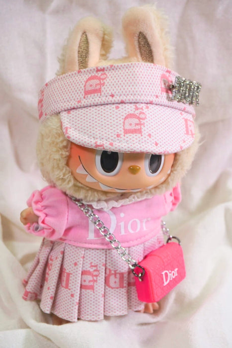 Labubu Clothes Pink Dior Outfit