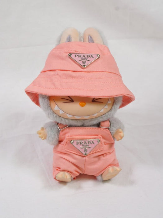 Labubu Clothes Pink Prada Outfit with Camera