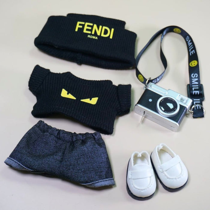 Labubu Clothes Fendi Outfit Full Set